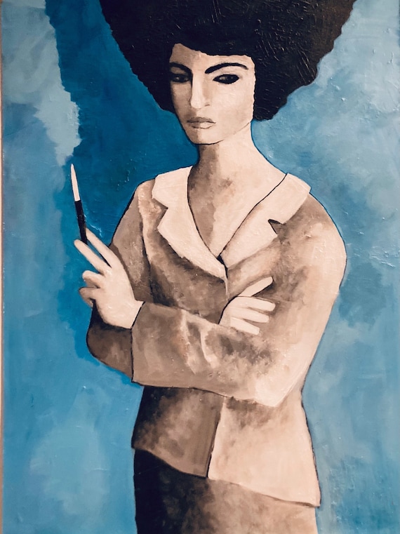 Woman with the cigaret