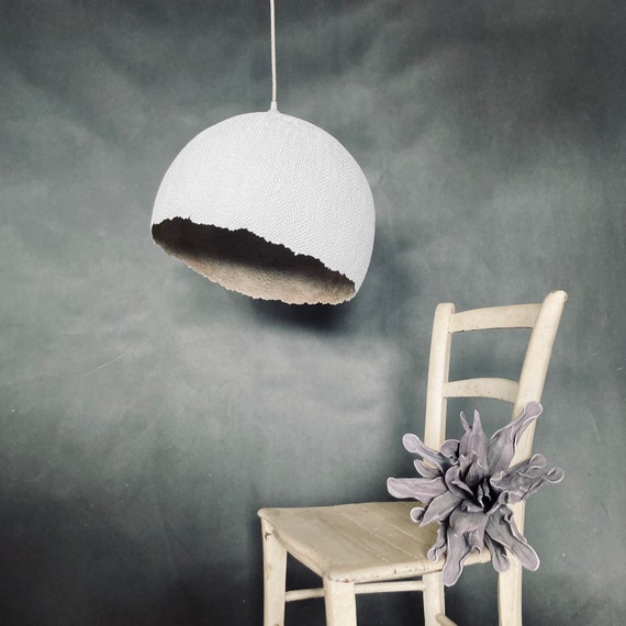 SKRUPKA artlight “structure white” diameter 45 cm