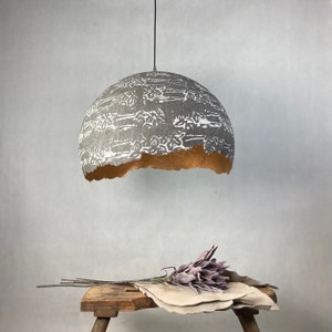 SKRUPKA artlight "gray with flowers"