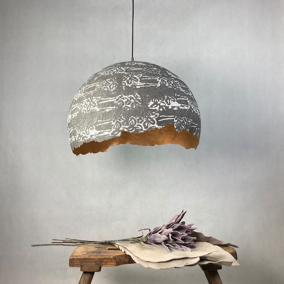 SKRUPKA artlight "gray with flowers"