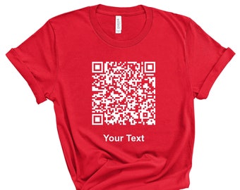 Custom QR Code Shirt, Personalized URL Tshirt, Customized Website Scan Text T-shirt, Web Address Site Tee, Link Domain Gift - Etsy Custom QR Code Shirt, Personalized URL Tshirt, Customized Website Scan Text T-shirt, Web Address Site Tee, Link Domain Gift - Etsy