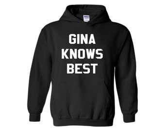 gina knows best hoodie australia