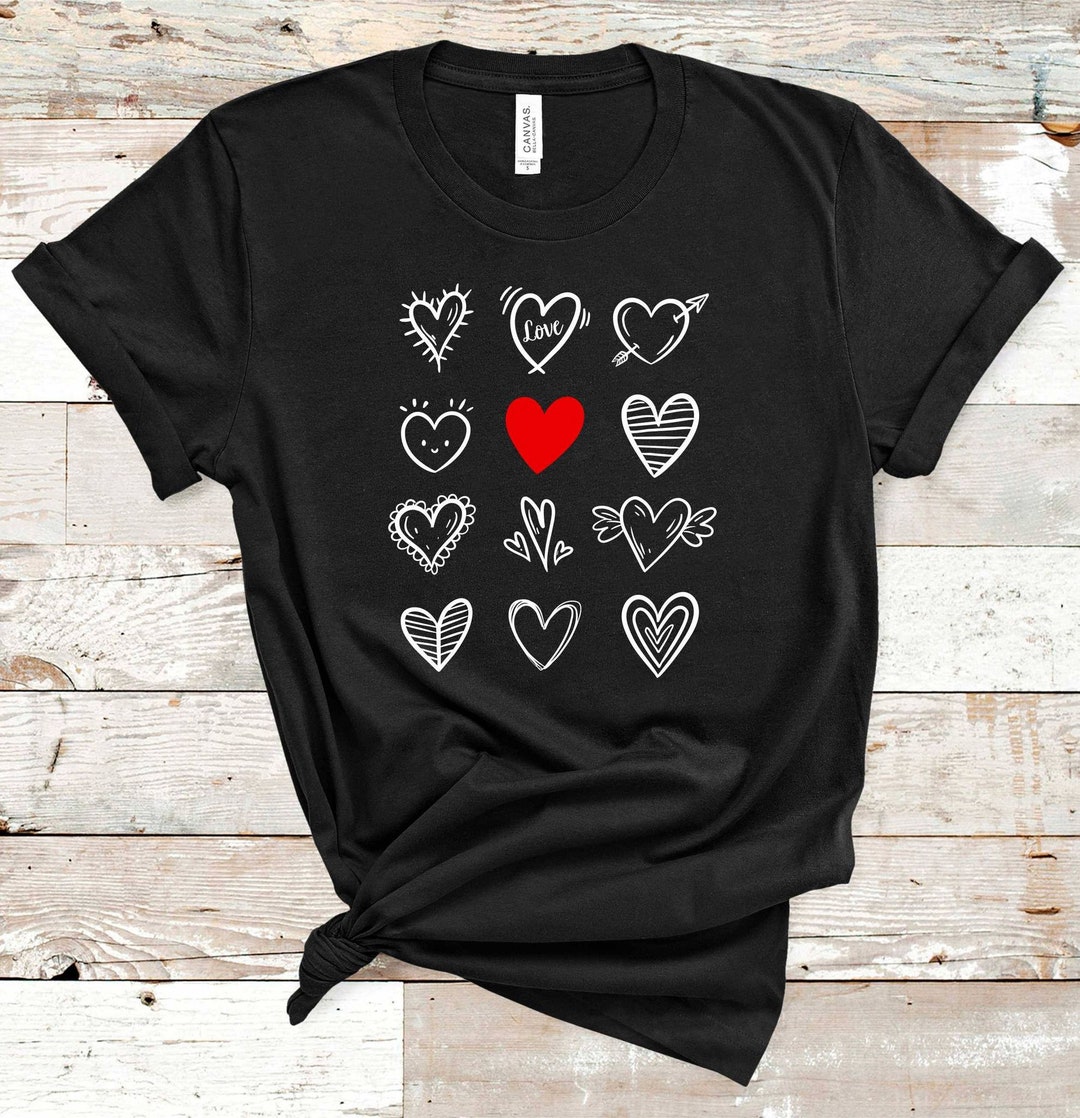 St. Valentine's Shirt Valentine's Day Tshirt Heart - Etsy