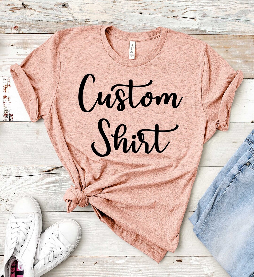 Custom Shirt, Personalized T-shirt, Custom T-shirt, Custom Shirts ...
