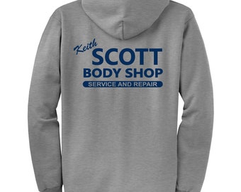 keith scott body shop moletom com capuz lucas