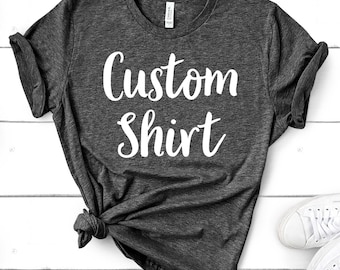 Personalized T-shirt, Custom Text & Design