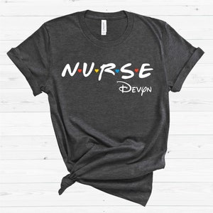 Custom Nurse Shirt, Nurse Shirt, Nursing Shirt, Nursing School Tshirt, Nurse Tee, Nursing T-shirt, Nursing School Shirt, Heart Stethoscope