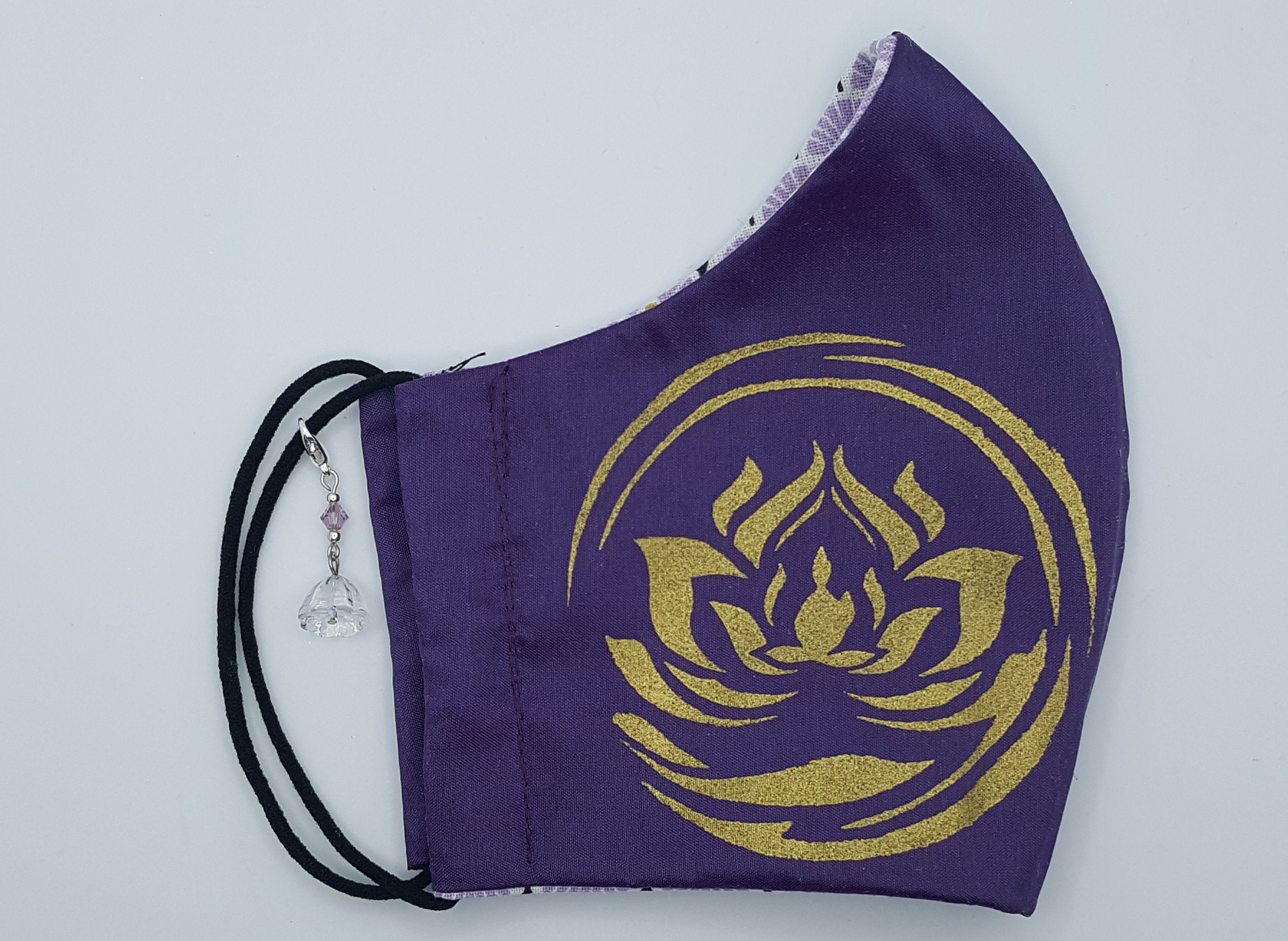 Lotus mask charm Etsy