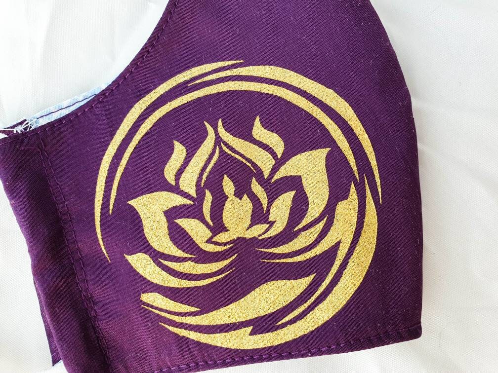 Lotus mask Etsy