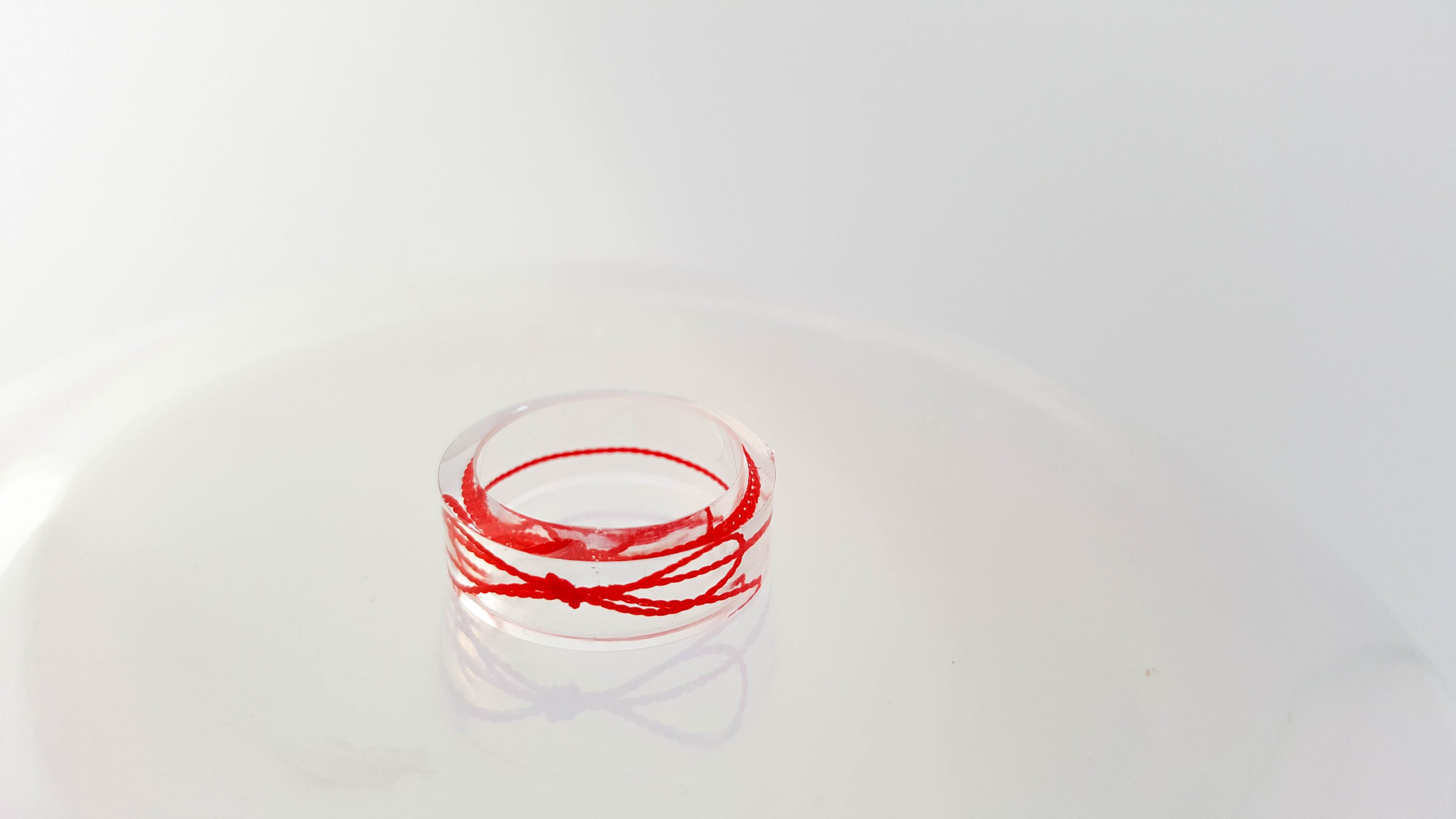 Roter Faden des Schicksals Ring Etsy