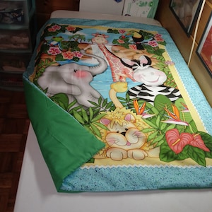 Jungle Animals comforter