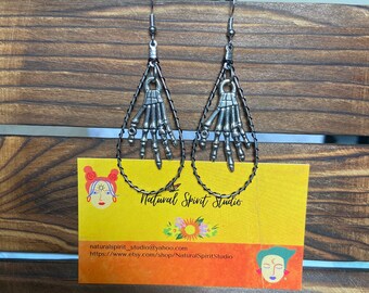 Aros de mano de esqueleto hechos a mano