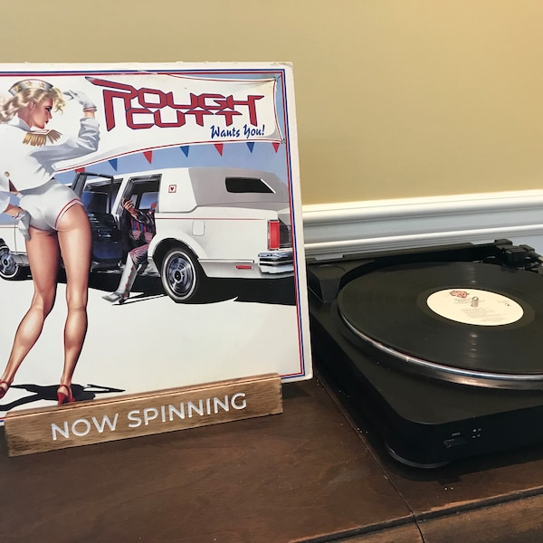 Now Spinning Vinyl Record Album Display Stand