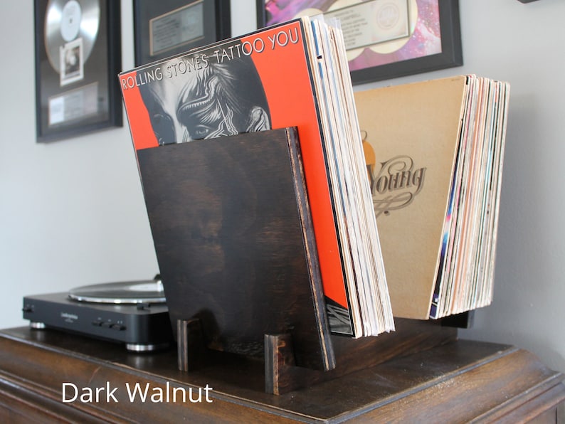 Vinyl Record Flip Rack Storage Display Etsy