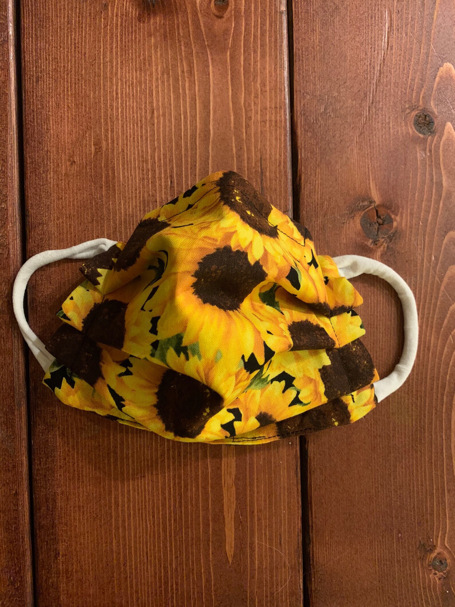 Sunflower 100 cotton 3 layer mask Etsy