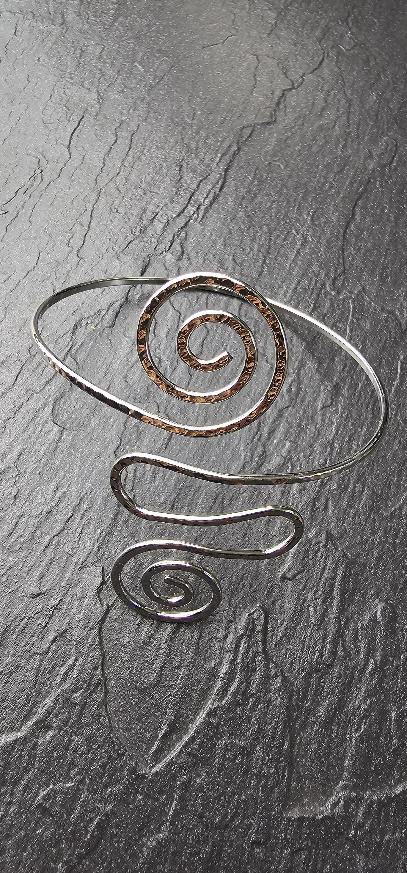 Set 8 Bracciali Da Braccio Oro Per Donna – A Spirale, Regolabili, Minimalisti, Per Matrimonio E Festa