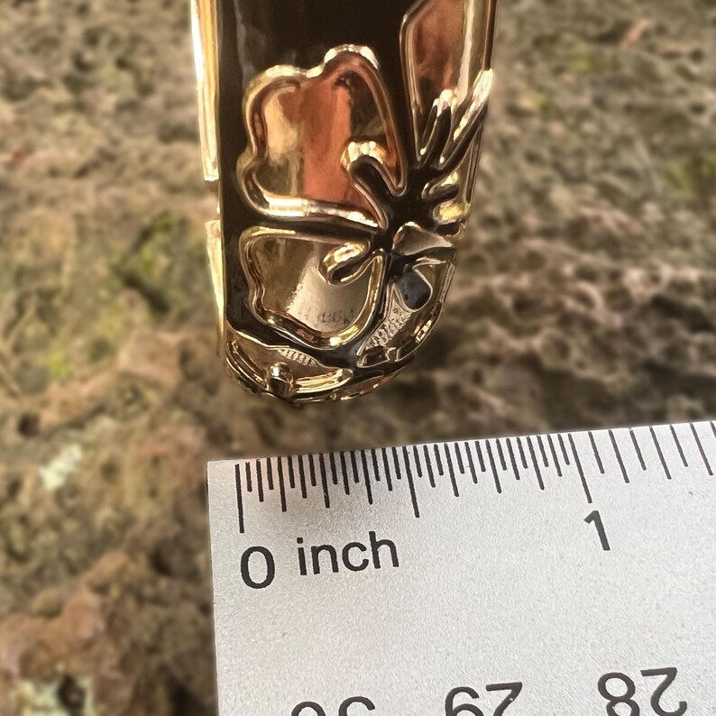 Set of 2 Tropical Hibiscus Bangles W/magnetic Extension - Etsy