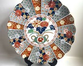 ARITA China IMARI FAN Pattern Large Serving Tray - 12