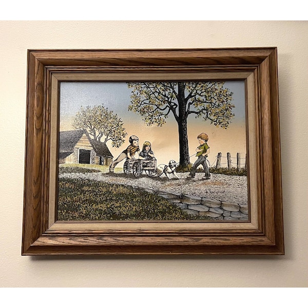 Christmas hargrove painting