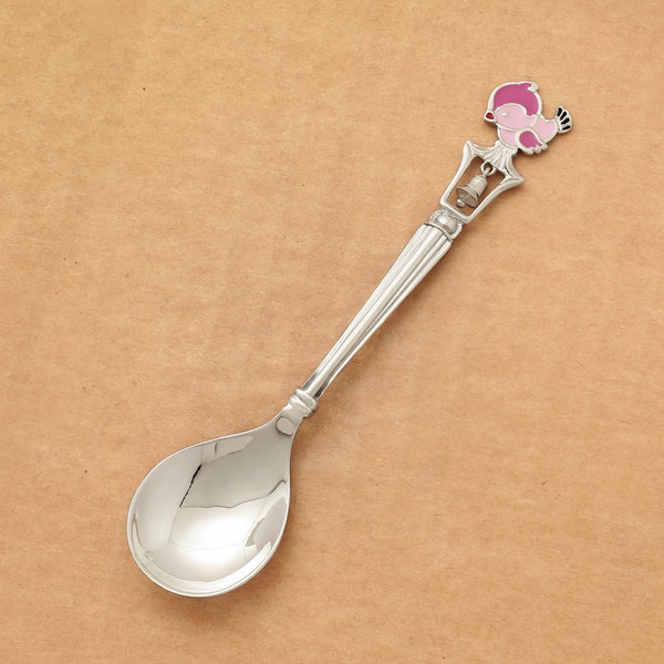 Silver spoon Sparrow | Baby Spoon | Baby Gift | Christening spoon | Medium size spoon