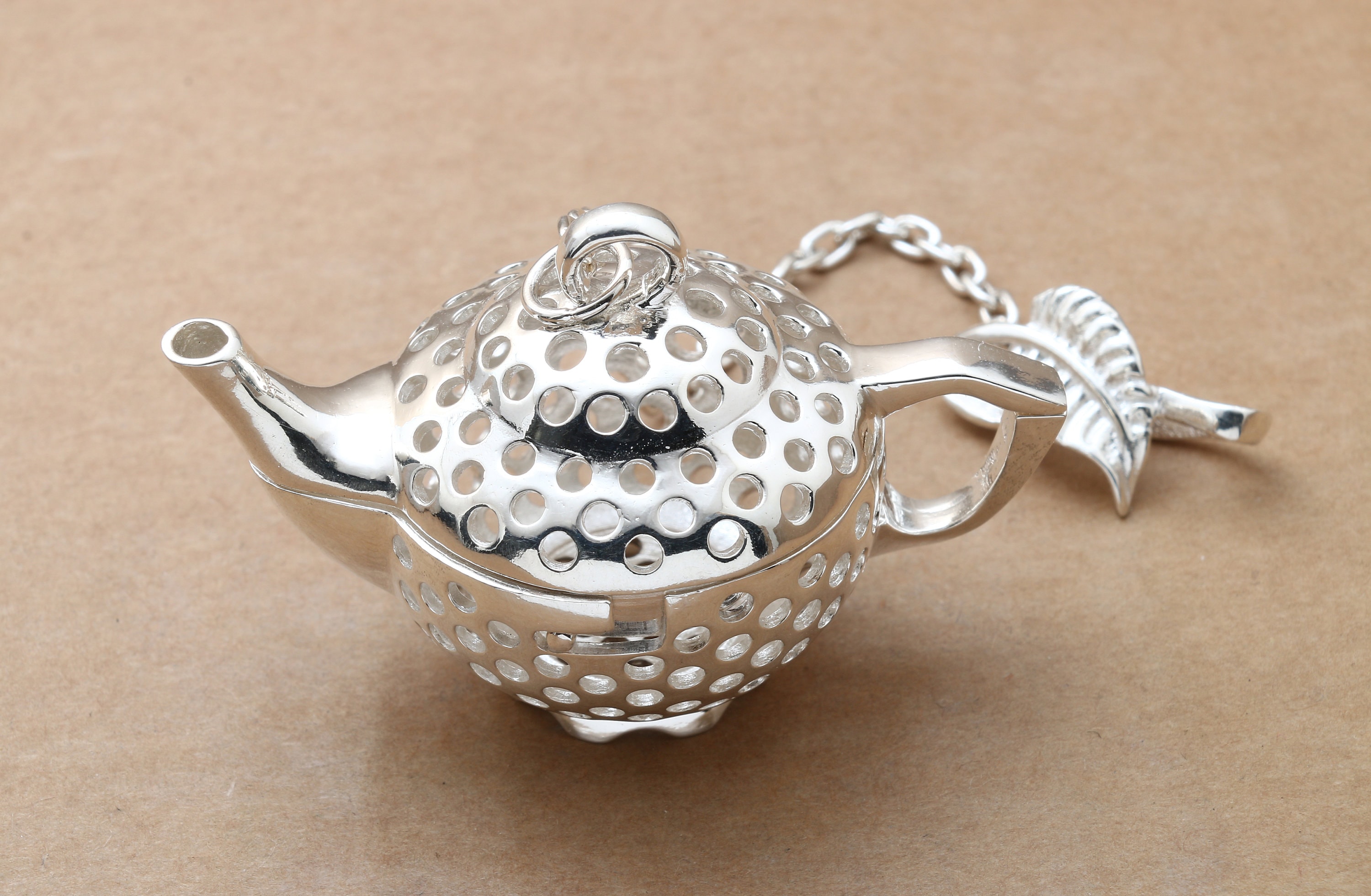 Sterling silver tea Infuser Sterling silver teapot Etsy