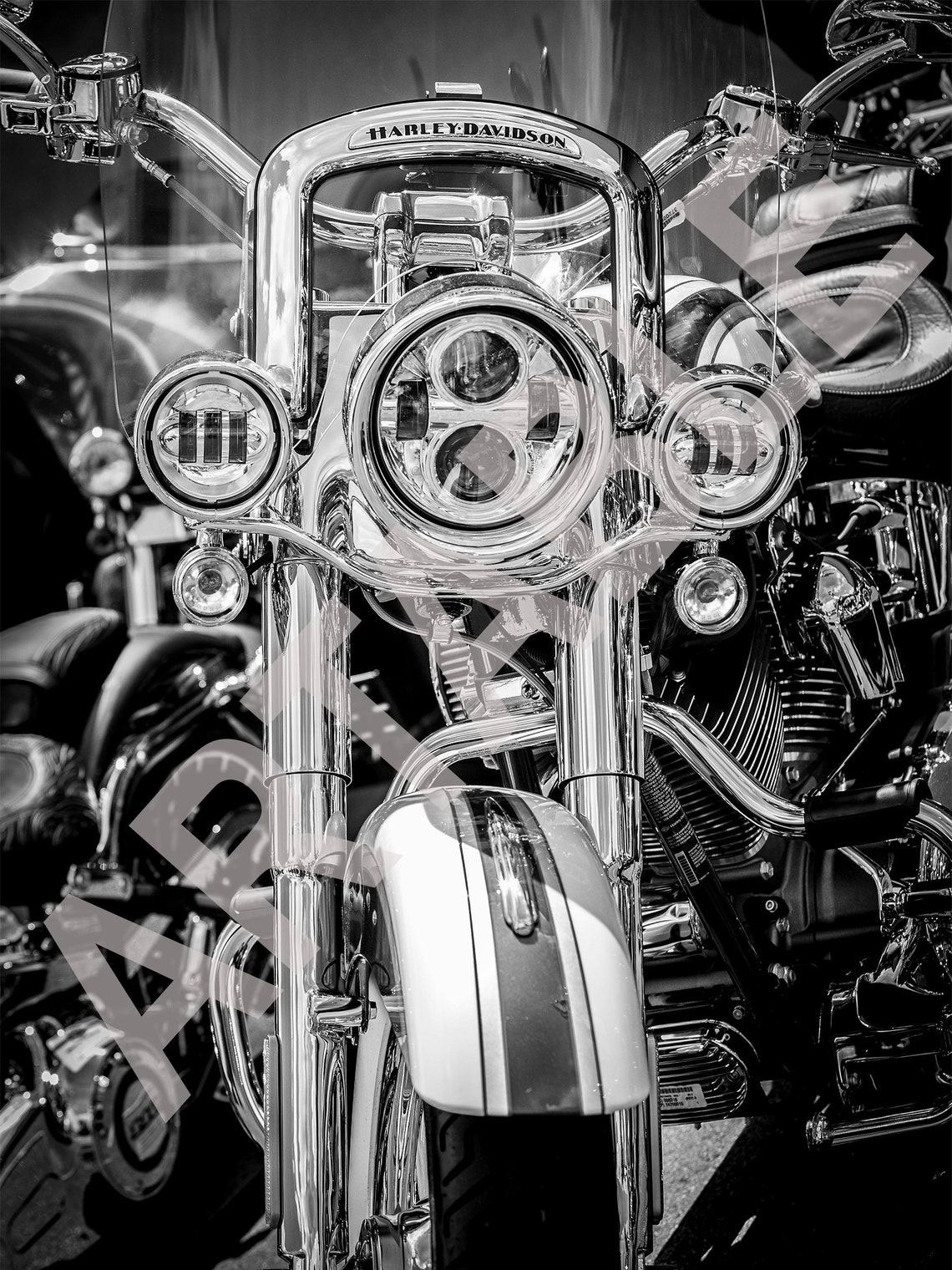 Harley Davidson Framed Print Harley Davidson Framed Art Etsy