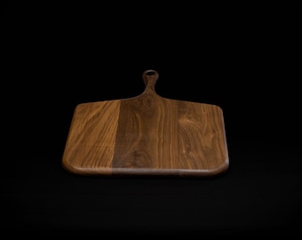Standard Size Handcrafted American Black Walnut Cutting Board – Artisan Wooden Chopping & Serving Board