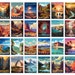 National Park Travel Print Set of 12 Park Prints Travel Posters Park ...