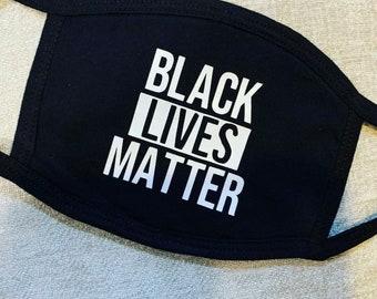 BLM, Black Lives Matter Mask, Custom Mask, Face Mask,