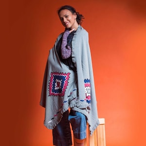Chunky Knit Scarf Women, Mothers Day Gift, Blanket Scarf, Women Shawl, Oversized Scarf, Plus Size Wrap, Knitwear Women