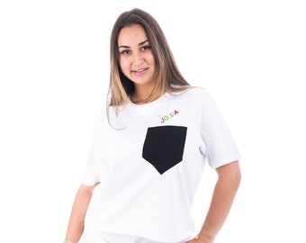 TShirt brodé T Shirt brodé y2K top Chemise environnementale Chemise champignon Y2K Vêtements durables Vêtements recyclés