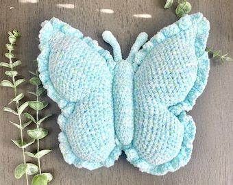 Crochet Butterfly Plushie | Handmade Butterfly Toy | Spring Home Decor