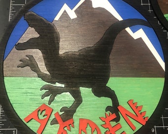 SVG File to Make Your Own DIY Dino Name Sign