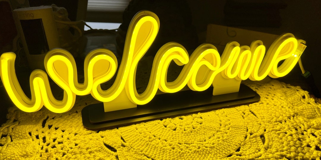 Digital Svg File to Create a Neon Flex LED Sign NO SOLDERING