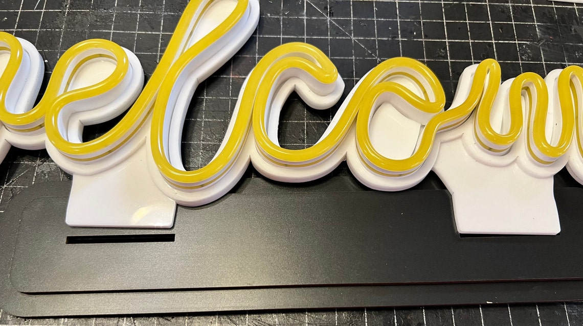 Digital Svg File to Create a Neon Flex LED Sign NO SOLDERING