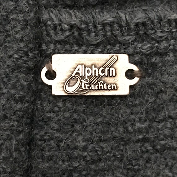 Austrian Spencer jacket gray blue boiled wool, Tr… - image 10