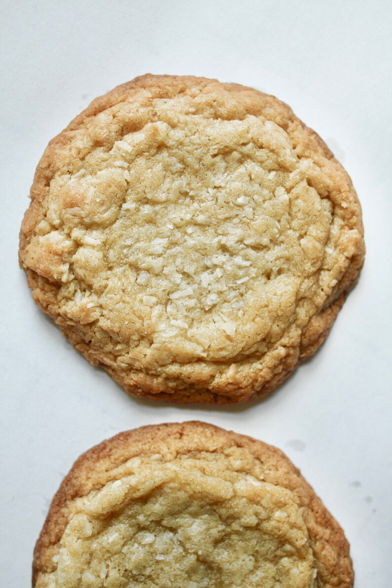 Shredded Coconut Butter Cookies Etsy