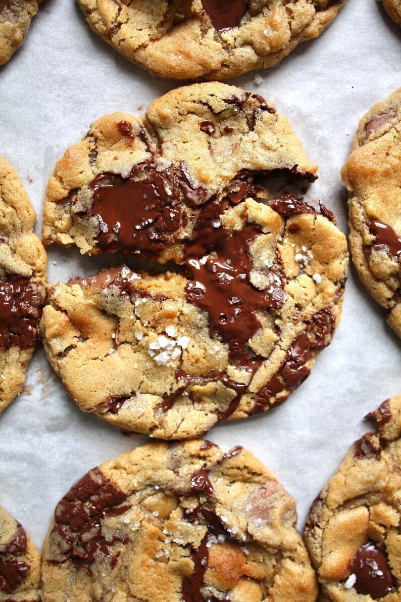 Salted Chocolate Chunk Cookies 