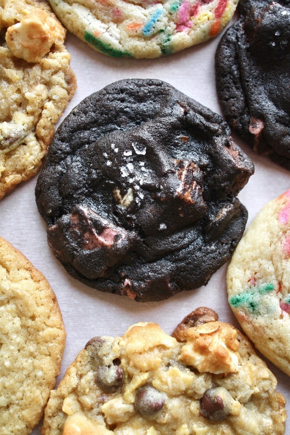 Triple Chocolate Chunk Cookies