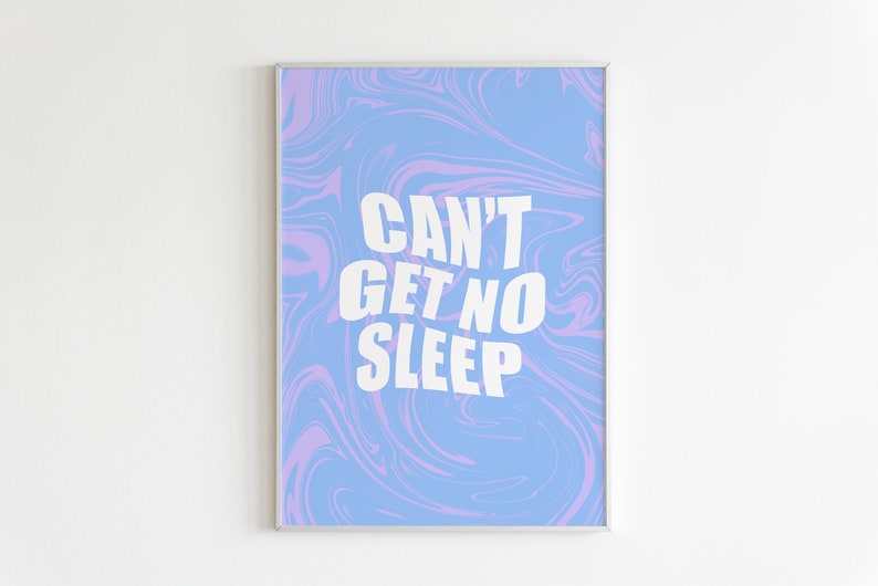 Faithless Insomnia Lyrics Wall Art Poster Print A4 Etsy