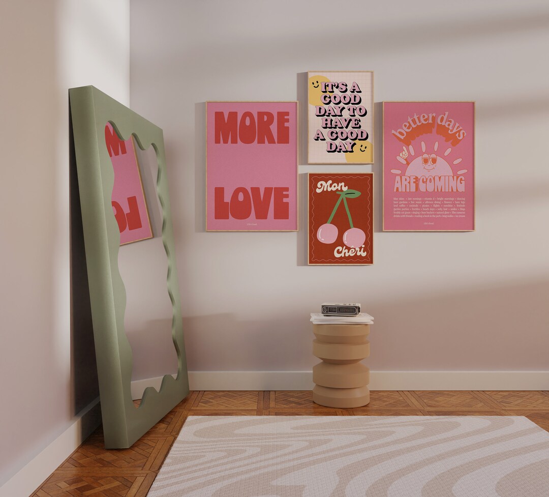 Custom Gallery Wall Set Trendy Gallery Wall Poster Set Abstract Gallery