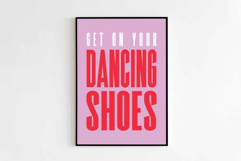 Arctic Monkeys Dancing Shoes Lyrics Wall Art A5 A4 A3 Etsy
