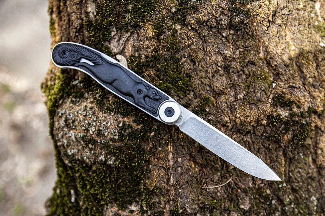 USSR knife squirrel folding knife pocket knife EDC Etsy
