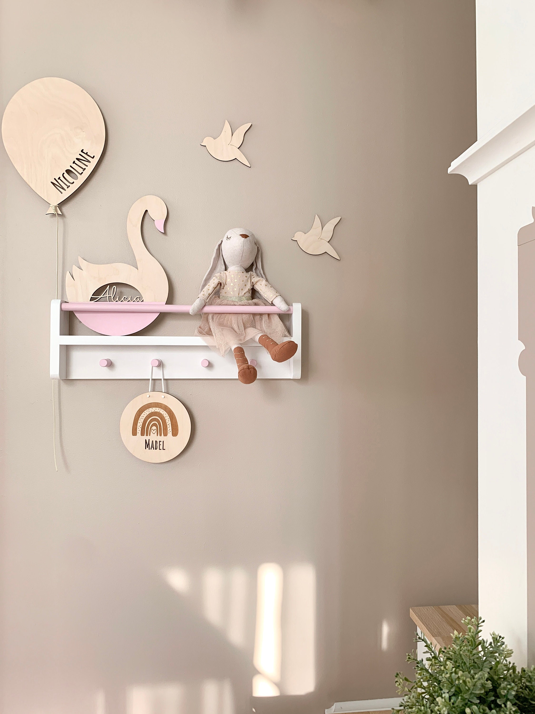 Peg Rail Bookshelf White Kids Bookshelf and Coat Rack Combo Etsy