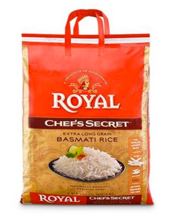 Royal Chef's Secret Basmati Rice White 10 Lb 4.54 Kg Etsy