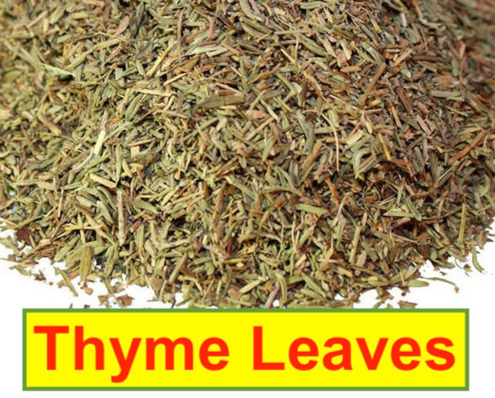 Thyme Leaves Dry 0.5 oz 6 oz Whole Dried Thyme Leaves Etsy