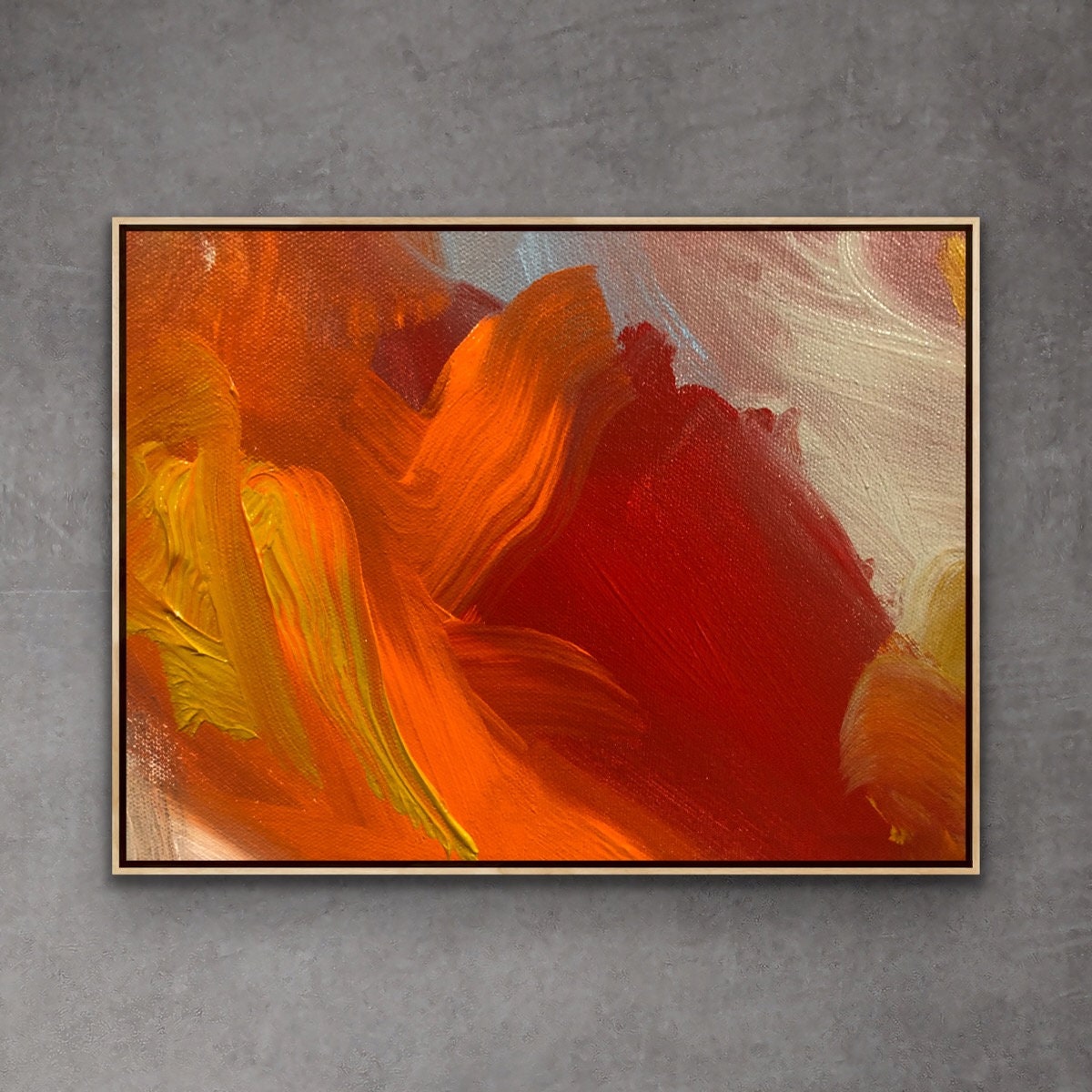 Abstract Painting Original Large Acrylic Canvas Wall Art Expressionism