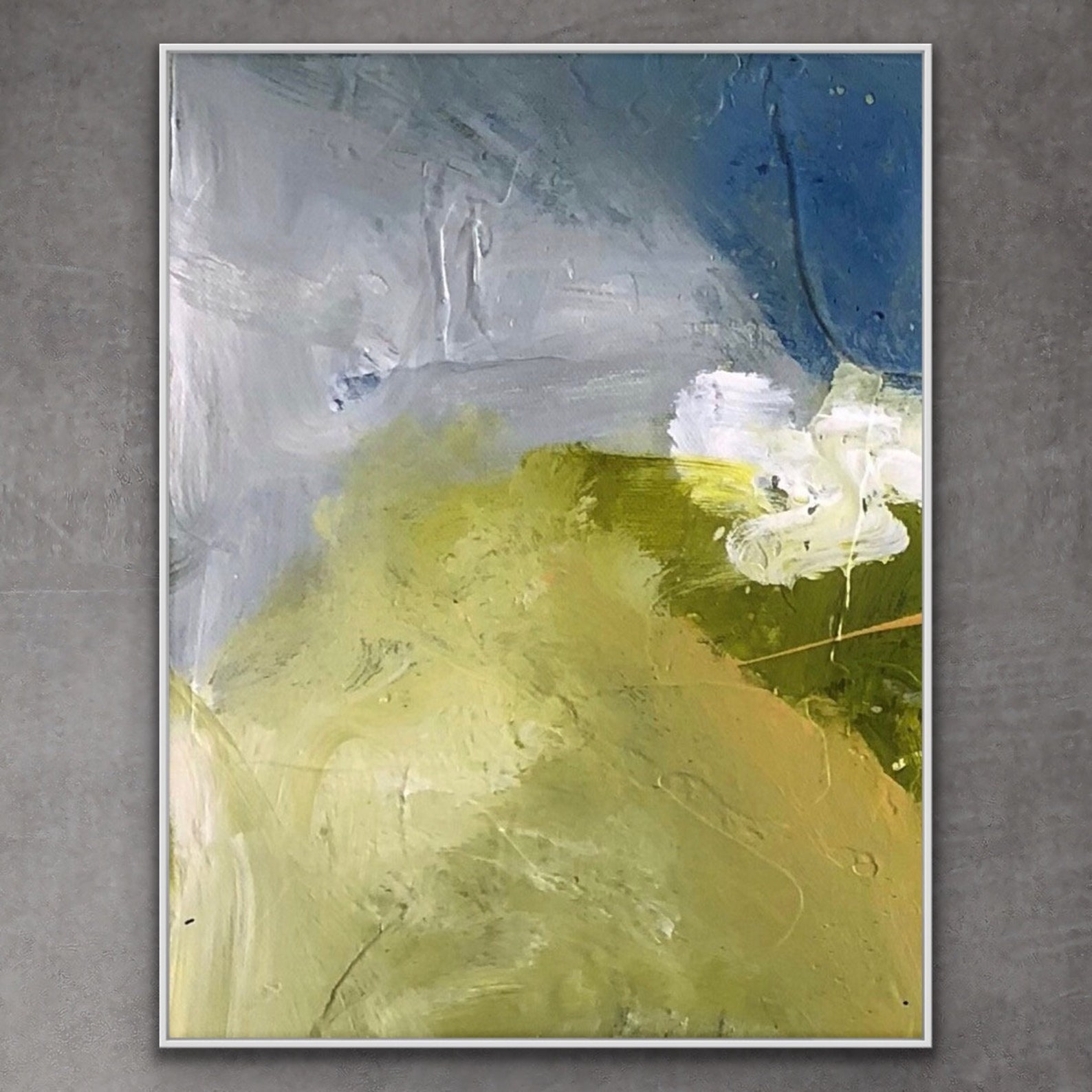 Abstract Painting Original Large Acrylic Canvas Wall Art Expressionism ...