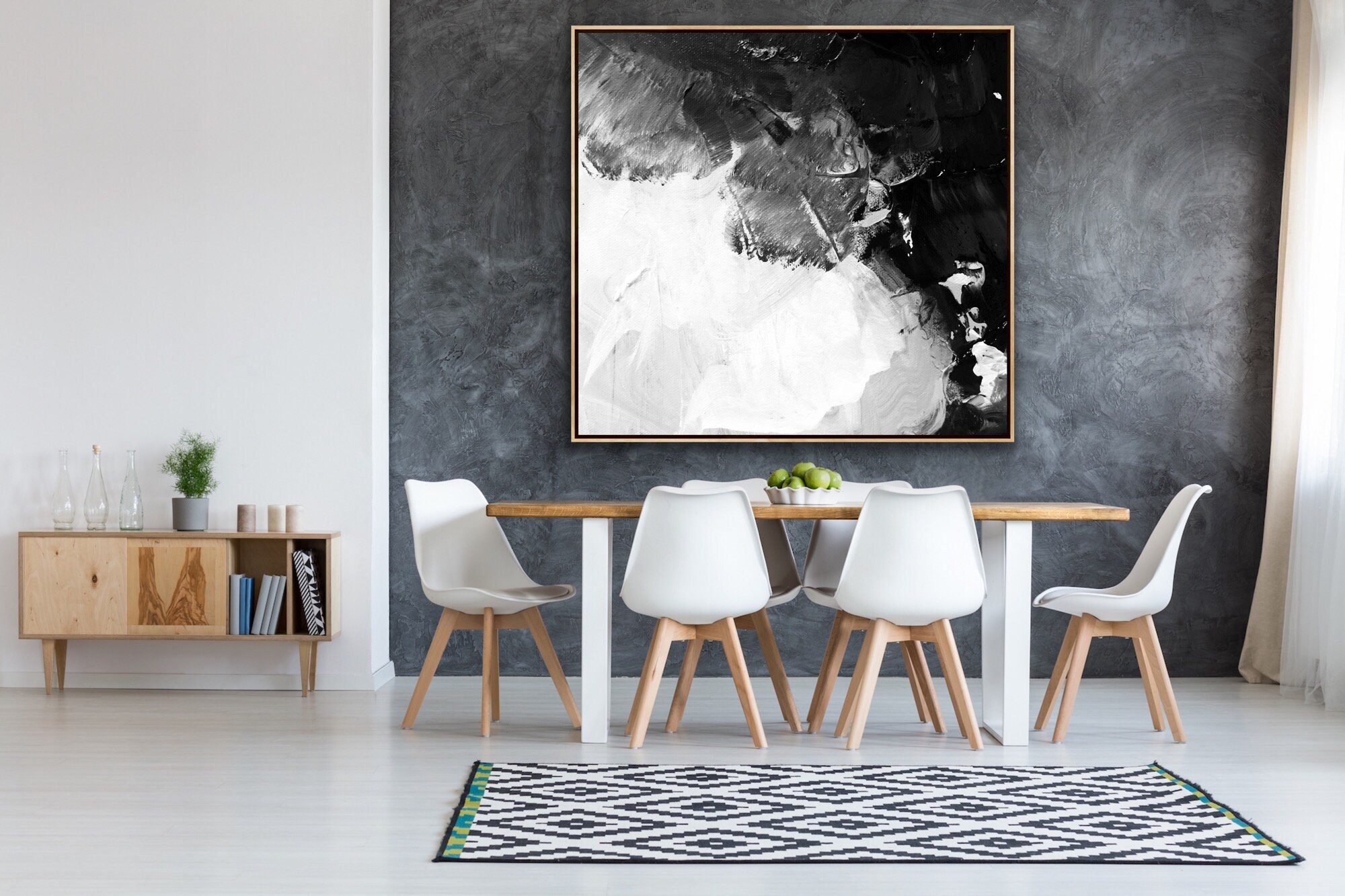 Abstract Painting Original Large Acrylic Canvas Wall Art Expressionism ...