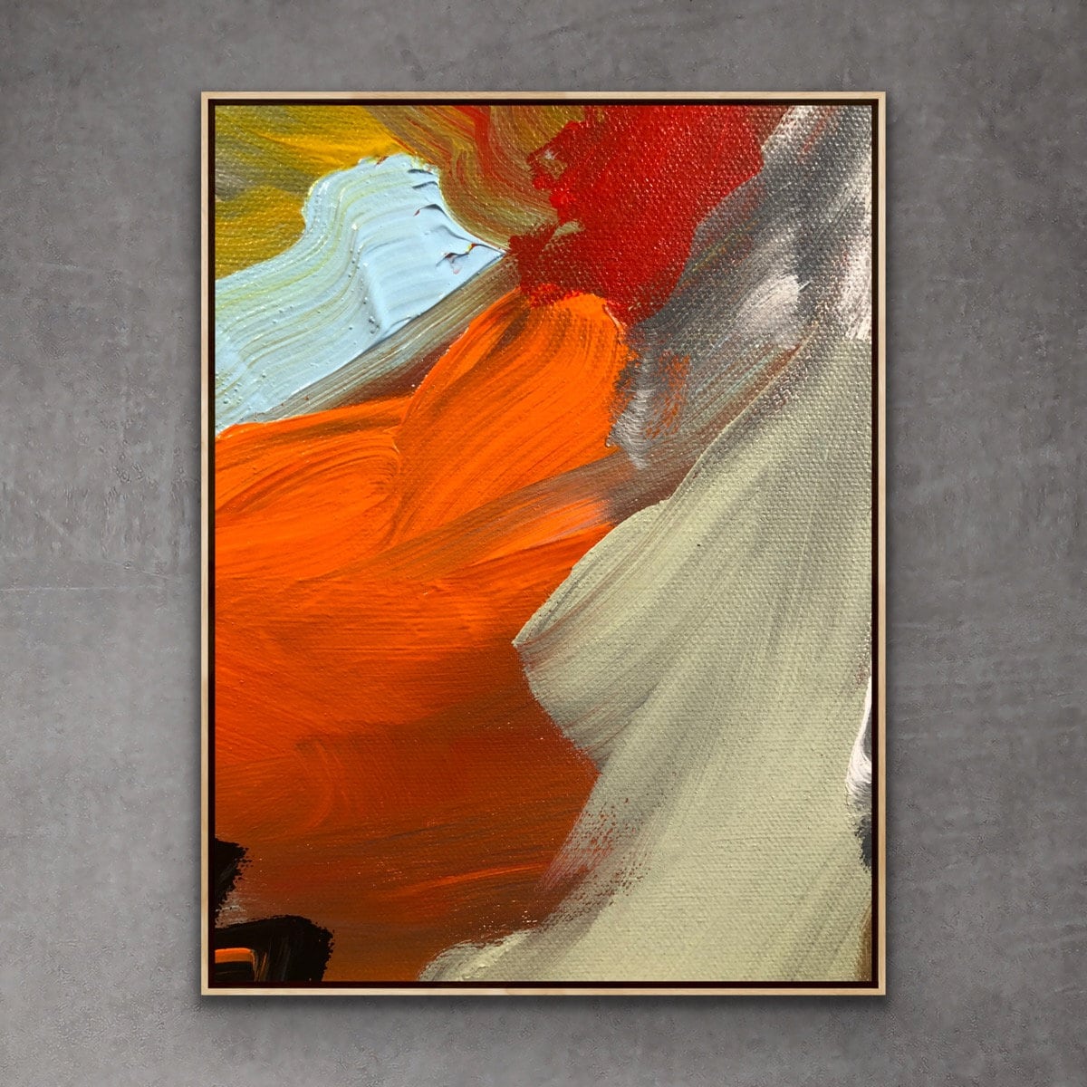 Abstract Painting Original Large Acrylic Canvas Wall Art Etsy